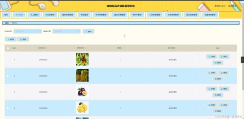 SpringBoot啵啵甜品店蛋糕管理系统v52r4 计算机毕业设计研究与实践