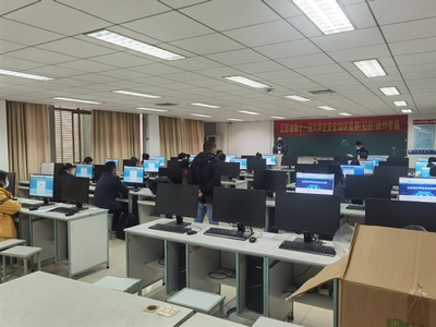 信息技术赋能校园安全 江苏省第十一届大学生安全知识竞赛扬州考点成功举办